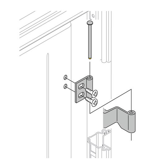 Петли с углом открытия 180*, (4шт)