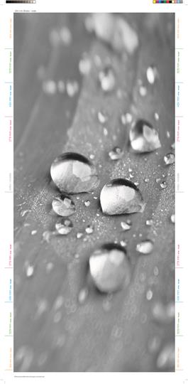 UZ643D UZ643D Плёнка дизайнерская Капли воды для UK600