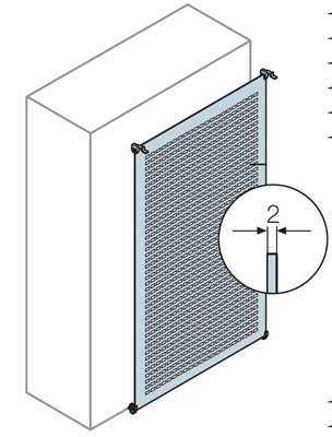 1SL0275A00 Плата монтажная с перфорацией для шкафа GEMINI (Размер1)