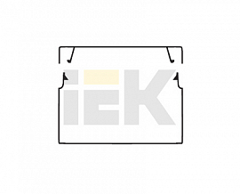 Кабель-канал 80х40 "ЭЛЕКОР" белый (10м) IEK