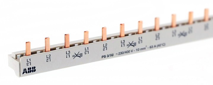 PS3/60 3ф.шина к. 60мод.63А PS3/60