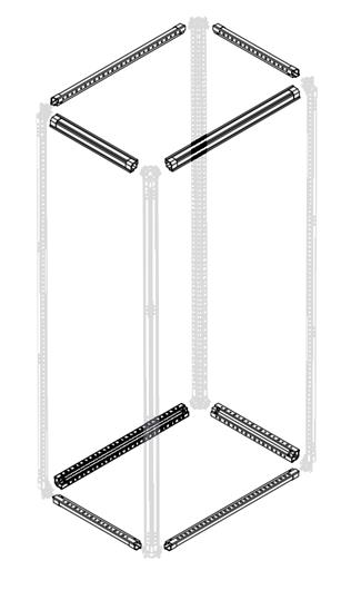 PCFM0200 Профиль гальв.каркаса шкафа D=200мм(4шт)