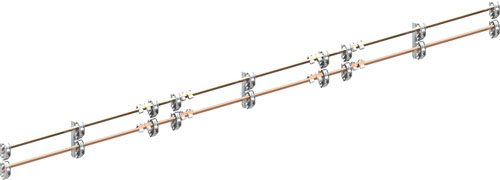 ZX2344 ZX2344 шина медная 30x5mm 3PW V2, A2