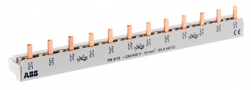 PS3/12 3ф.шина к. 12мод.63А PS3/12