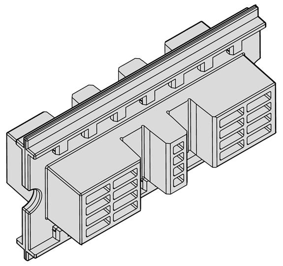PBHB3121 Держатель шины медной L=100мм (24шт)