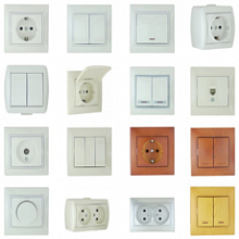 Розетки, выключатели